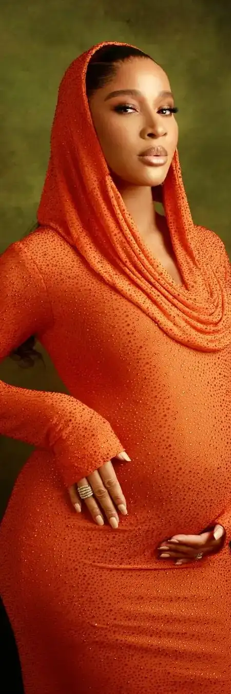 Adesua Etomi-Wellington Announces Baby No. 2 with a Stunning Maternity Shoot