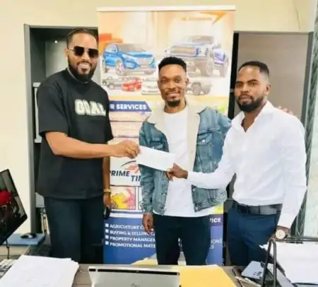 Prime Time Company donates K2 million to support recovering musician Taygrin