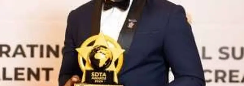 Ghana's Dr. William SK. Anarfi honored as Supreme African Youth Role Model of the Year at SDTA Awards