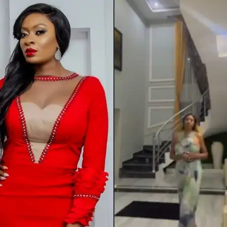 May Edochie Showcases Luxurious Of Her Mansion