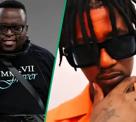 Sol Phenduka Responds to Emtee Taking a Jab at His Physical Appearance, Fans in Stitches