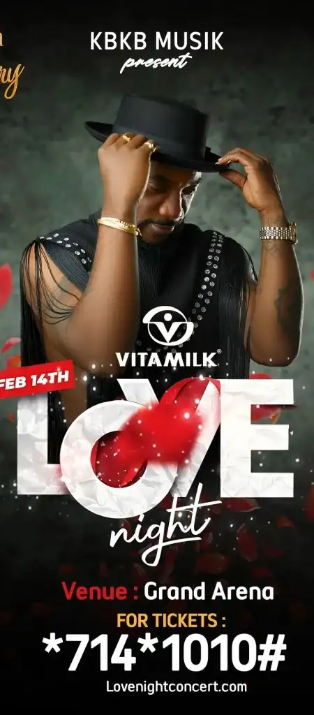 Spend Valentine’s Day with Kwabena Kwabena at the Vitamilk Love Night Concert