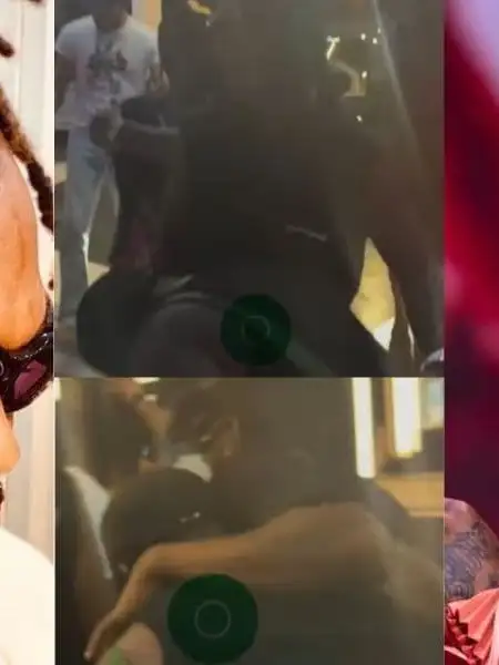 Slimcase faces backlash for bowing to greet Burna Boy in viral video