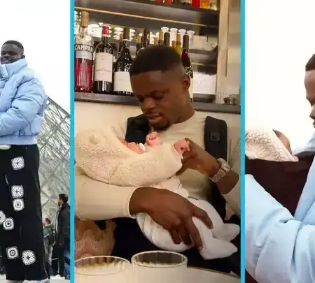 Freezy MacBones: Ghanaian Boxer Takes Time From Training To Spend Time With His Newborn Son In Paris