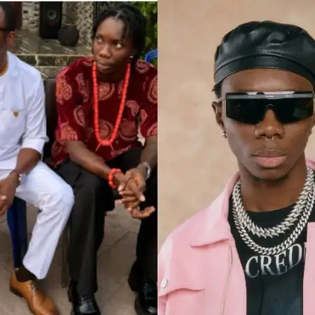 Singer Blaqbonez Reunites with Estranged Father Who Abandoned Him Since Birth