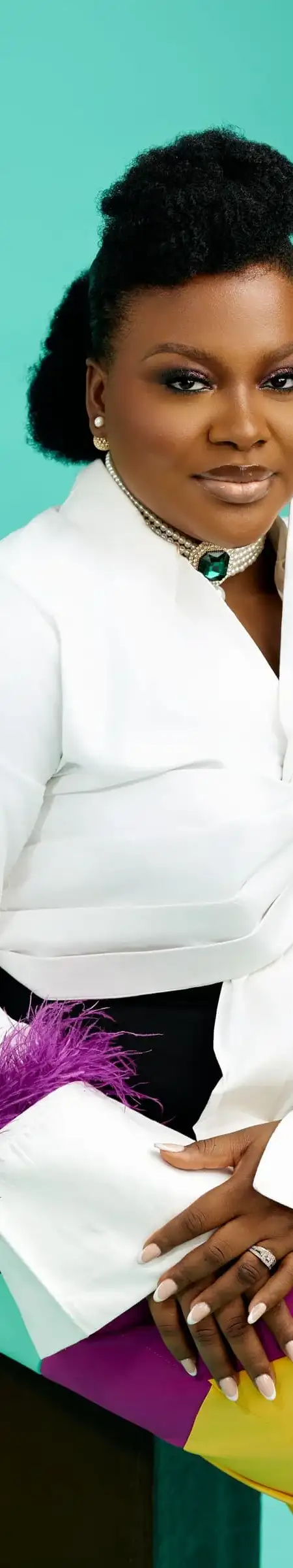 Gospel music star Sumisola Agbebi reveals she has a hidden talent for playing drums