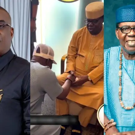 Chief Ebenezer Obey Pays KWAM 1 Condolence Visit Amid Mother Death