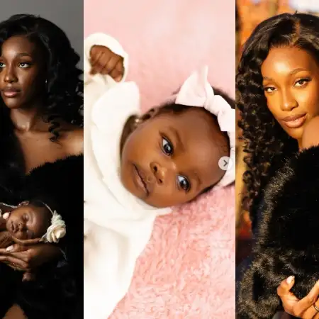 Ivy Ifeoma shares stunning photos with daughter