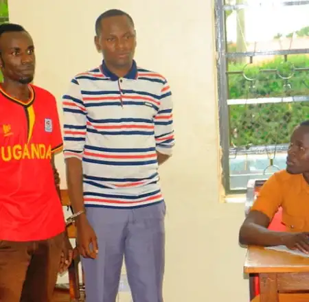 Standard College Rwashamaire teachers Aneb Mwesigye and Naboth Twesigye in torture video arrested