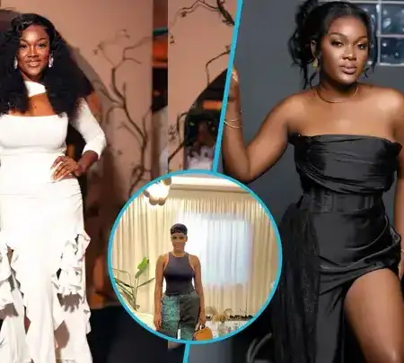 Sammy Kuffour: Ex-Bayern Munich Player's Baby Mama Rocks Beautiful Short Hairs And Black Dress