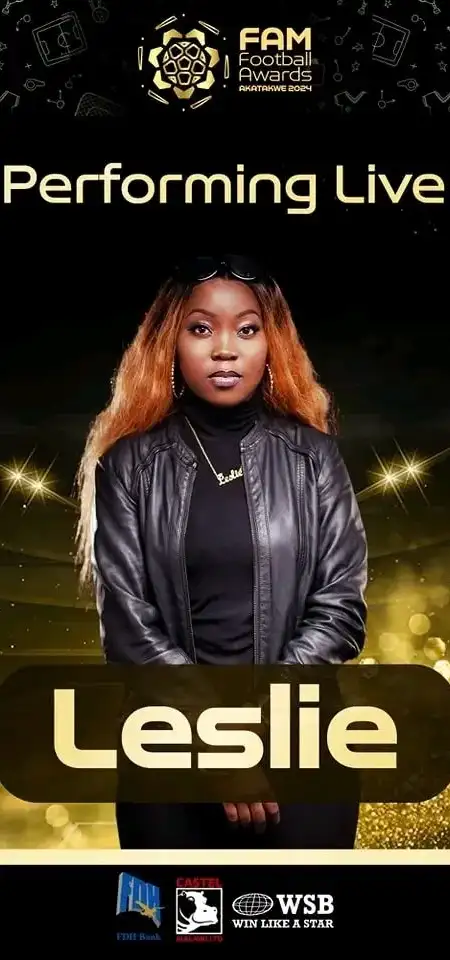 Leslie Moyo to perform live at Malawi football awards