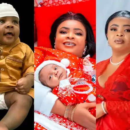 Actress Dayo Amusa Celebrates Son’s 4-Month Milestone After Battling Infertility