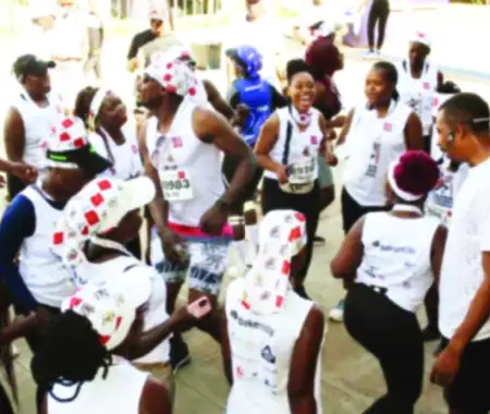 Health tips, music at Tuku Half Marathon