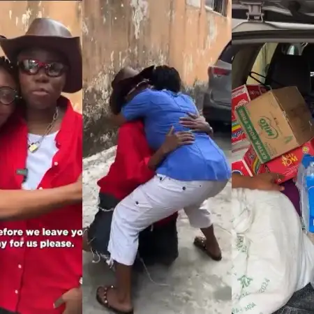 Teni Surprises Woman Who Freestyled Her New Song Online With Money And Food Items