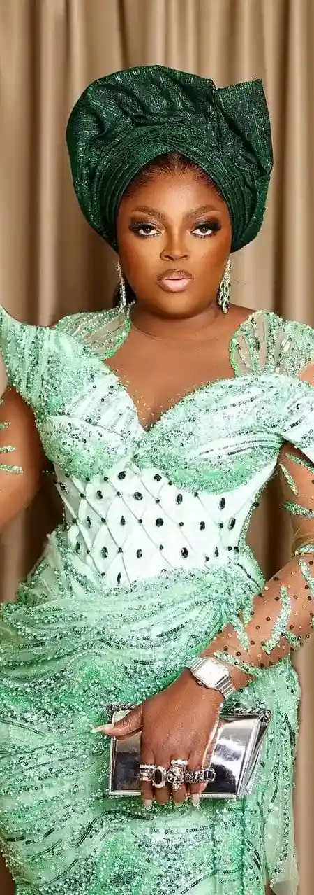 Funke Akindele reacts to fan who asked her to have more children