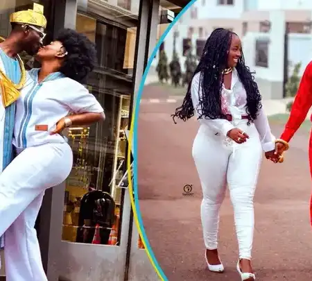 Okyeame Kwame And His Beautiful Wife Celebrate Their 16th Wedding Anniversary With Lovely Photos